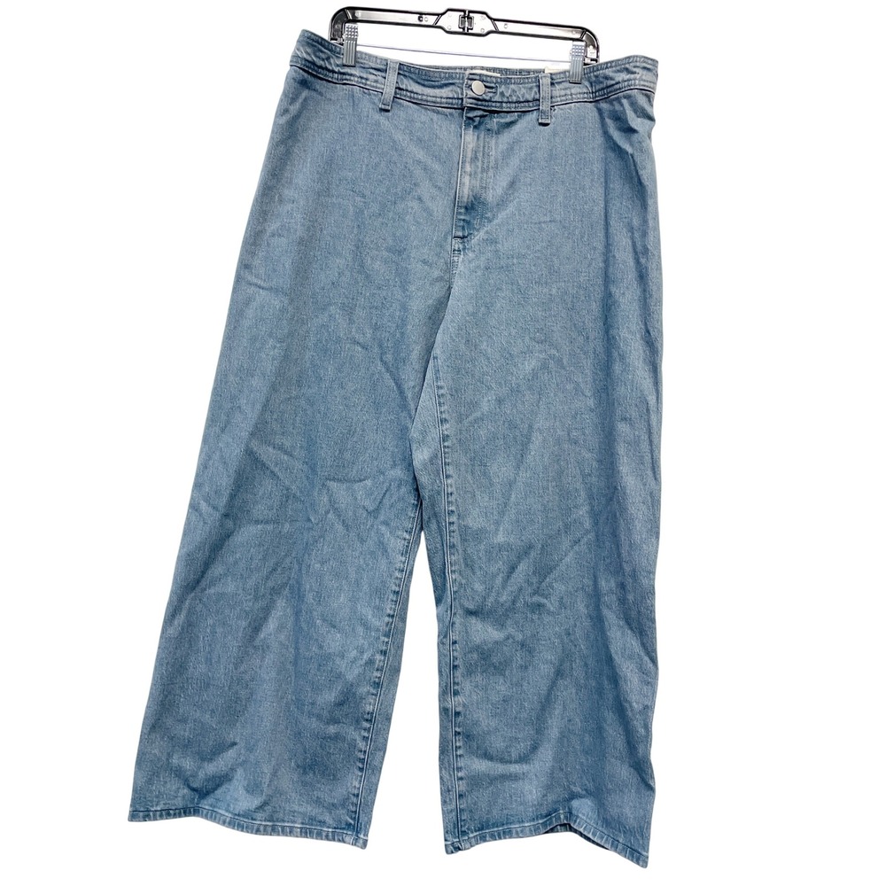 Universal Thread Women's Light Wash High Rise Wide Leg Ankle Jeans Size‎ 17
